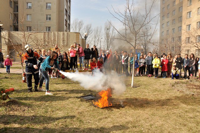 Пожежні навчання в НПУ