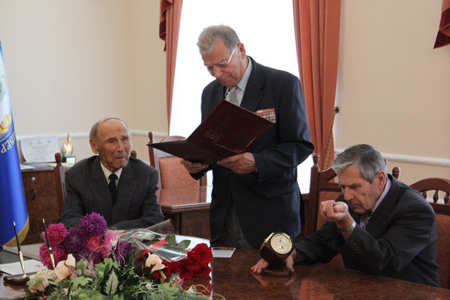 90-ліття ветерана Є. Безродного, 8 вересня 2015