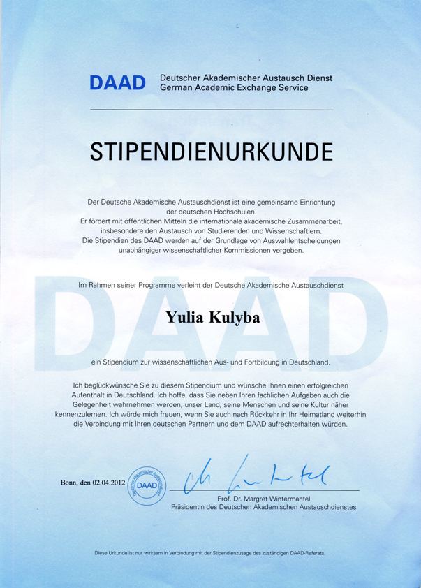 Dyplom Kulyba